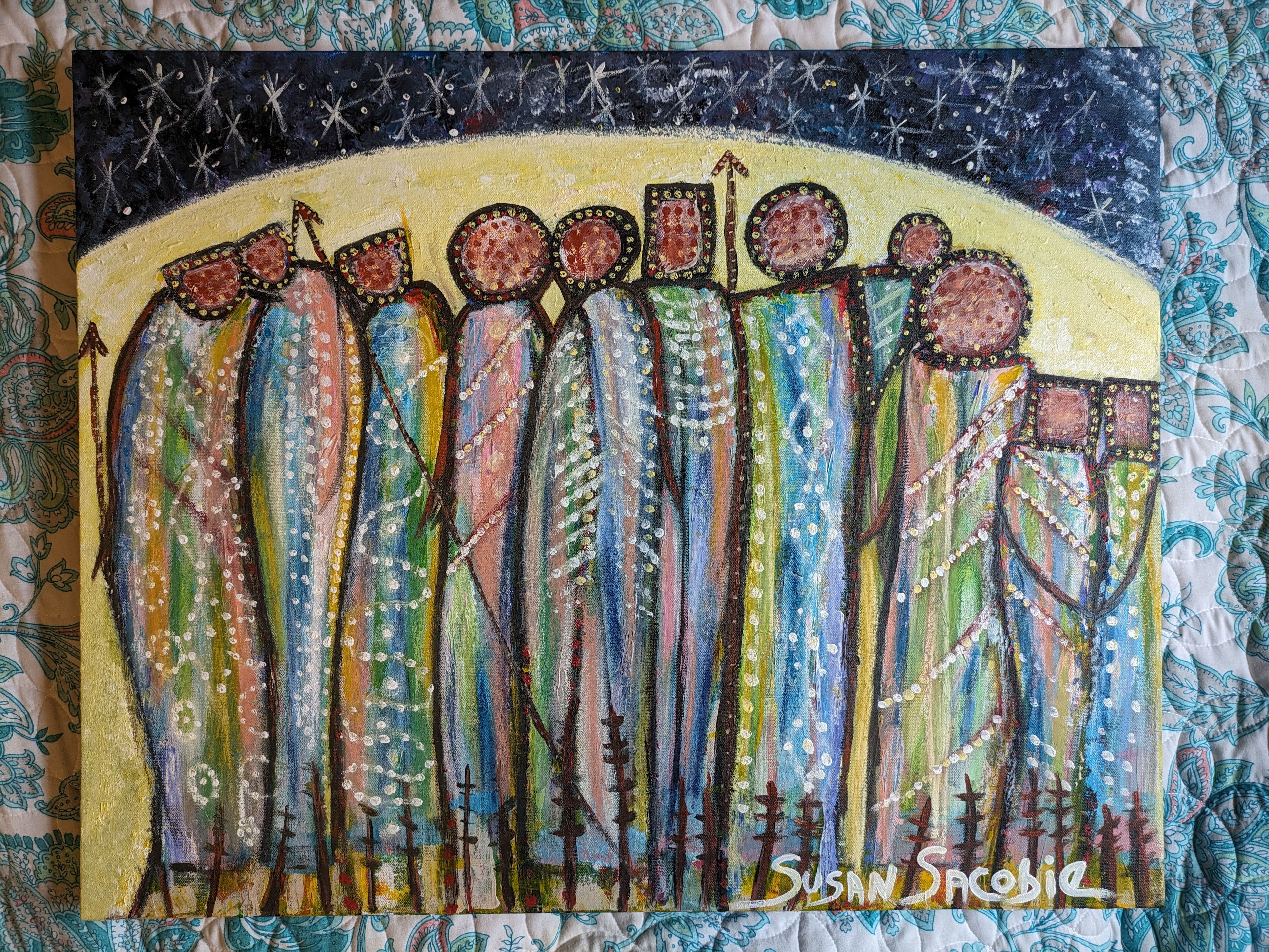 Indigenous artwork by Susan Sacobie