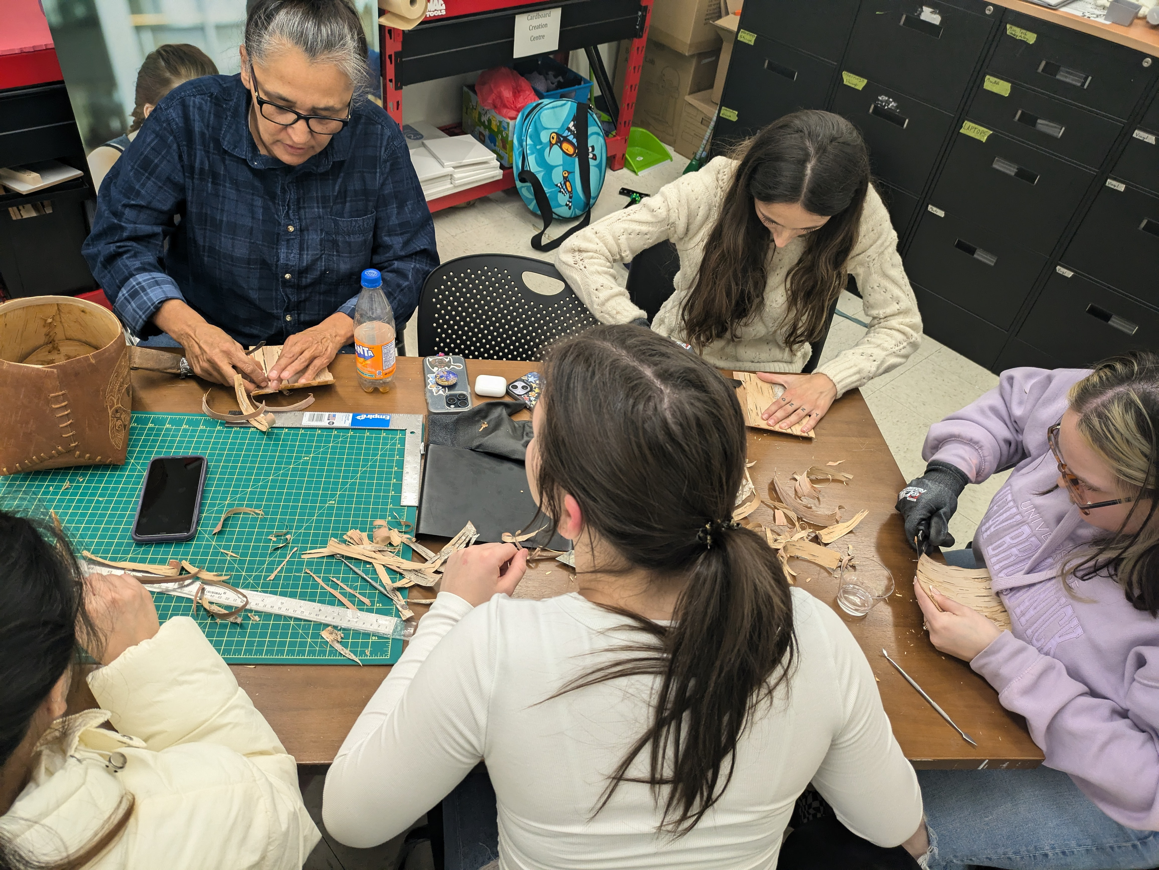 Workshop — learning traditional crafts together